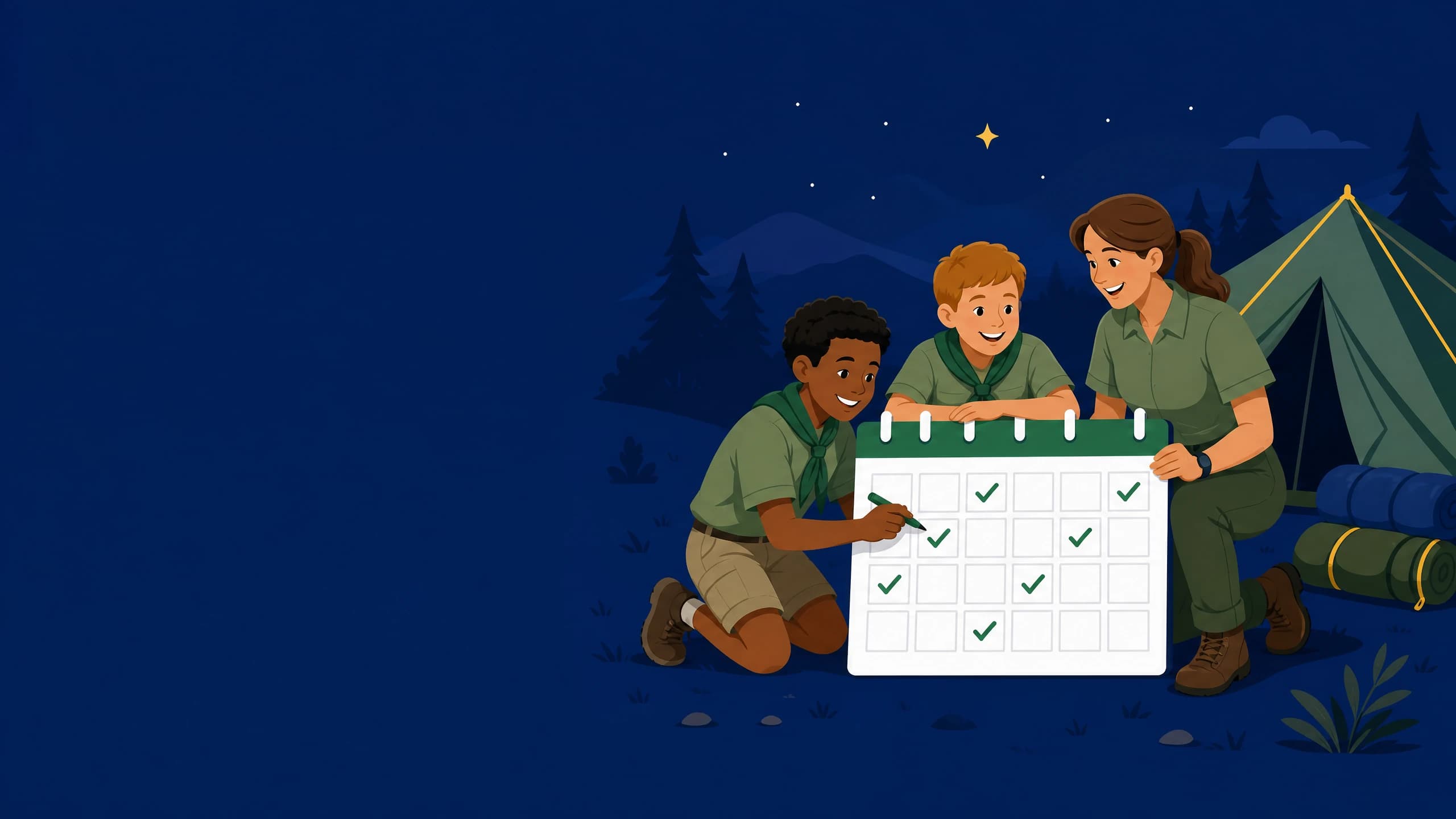 Scout troop calendar fundraiser: how to fund the season without selling popcorn